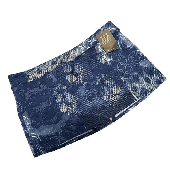 Garnet Hill Other - Garnet Hill Swim Skort Indigo Blue Size 16 NWT